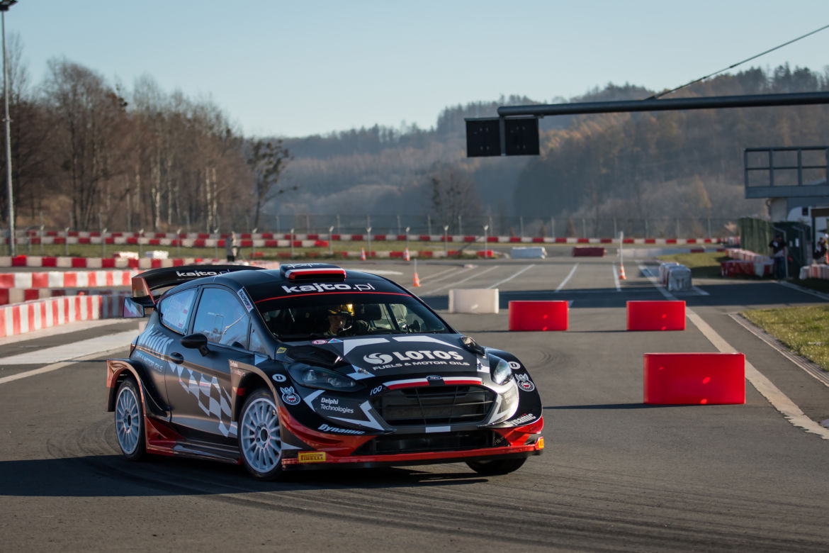 Ford Fiesta WRC Kajetana Kajetanowicza na 56. Rajd Barbórka