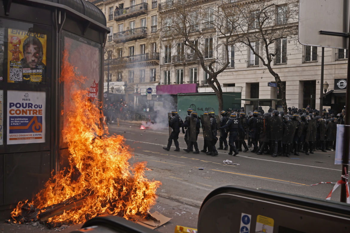 Protest we Francji