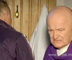M jak miłość odc. 1145. Rafał (Przemysław Bluszcz), ksiądz (Maciej Damięcki)
