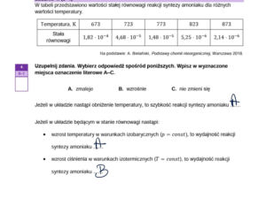 Matura próbna CKE 2026 - chemia. Poprawne odpowiedzi