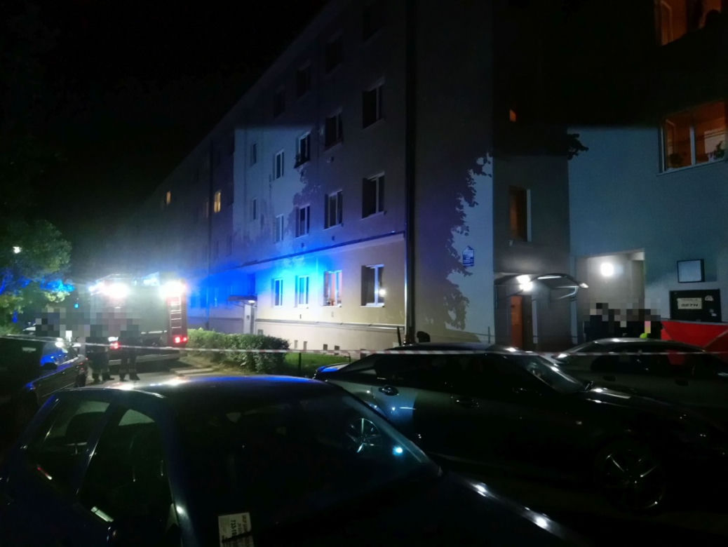 Dramatyczny pożar w Nowej Hucie, nie żyje mężczyzna