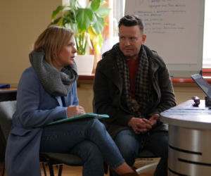 Pierwsza miłość. Marysia (Aneta Zając), Michał (Wojciech Błach)