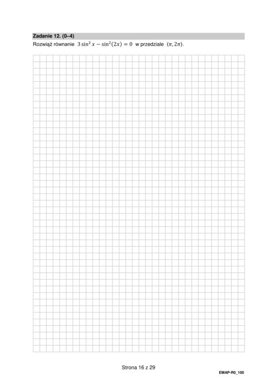 Matura 2023 rozszerzona matematyka - arkusz CKE stara formuła 2015