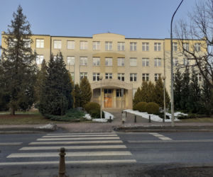 Siedleckie szkoły przy ul. Konarskiego i Prusa i ich okolica w lutym 2021 roku