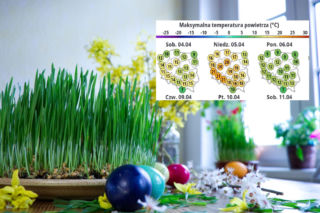 Wielkanoc 2026. Jaka pogoda będzie dominować w Świętokrzyskiem?