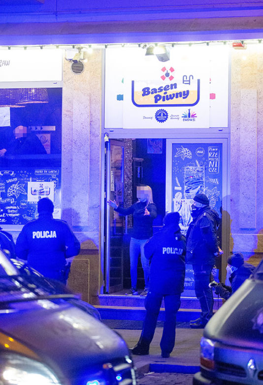 Akcja policji w warszawskim klubie