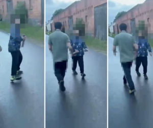 Kubańczyk z dwoma nożami terroryzował ludzi. Policja obezwładniła agresora