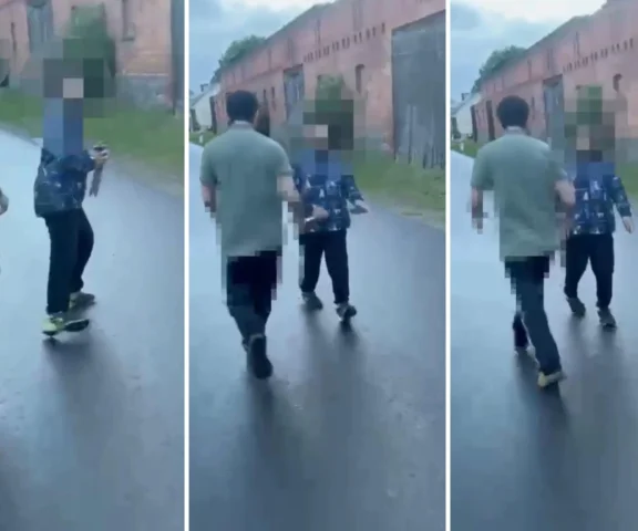 Kubańczyk z dwoma nożami terroryzował ludzi. Policja w akcji