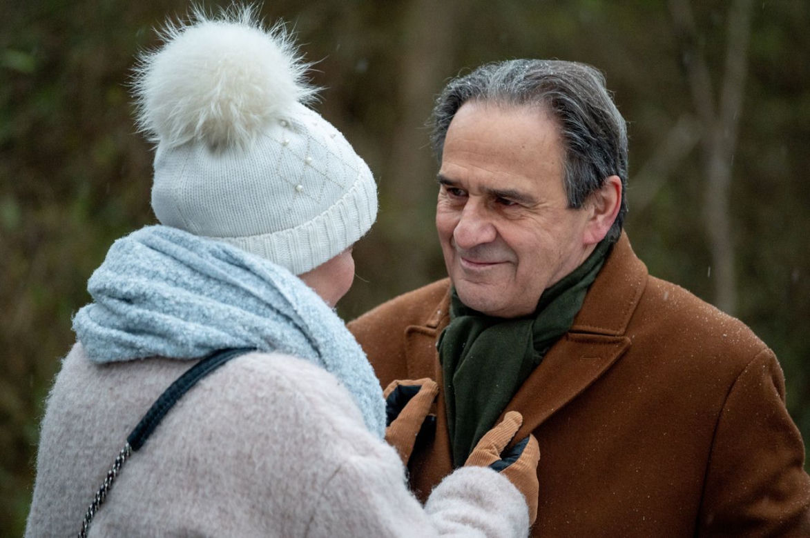Barwy szczęścia odc. 2620. Małgorzata (Adrianna Biedrzyńska), Jerzy (Bronisław Wrocławski)