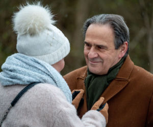 Barwy szczęścia odc. 2620. Małgorzata (Adrianna Biedrzyńska), Jerzy (Bronisław Wrocławski)