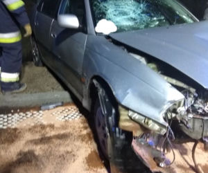 Turośń Dolna. Czołówka z mercedesem. Pijana kobieta jechała pod prąd