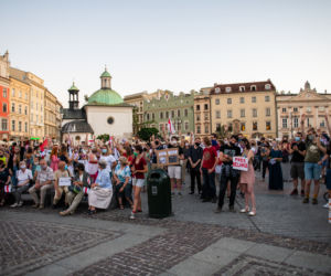 Kraków solidarny z Białorusią