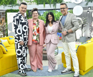 Garnitur Kasi Cichopek idealnie sprawdzi się na Komunię. Ten kolor idealnie wpisuje się w wiosenne trendy