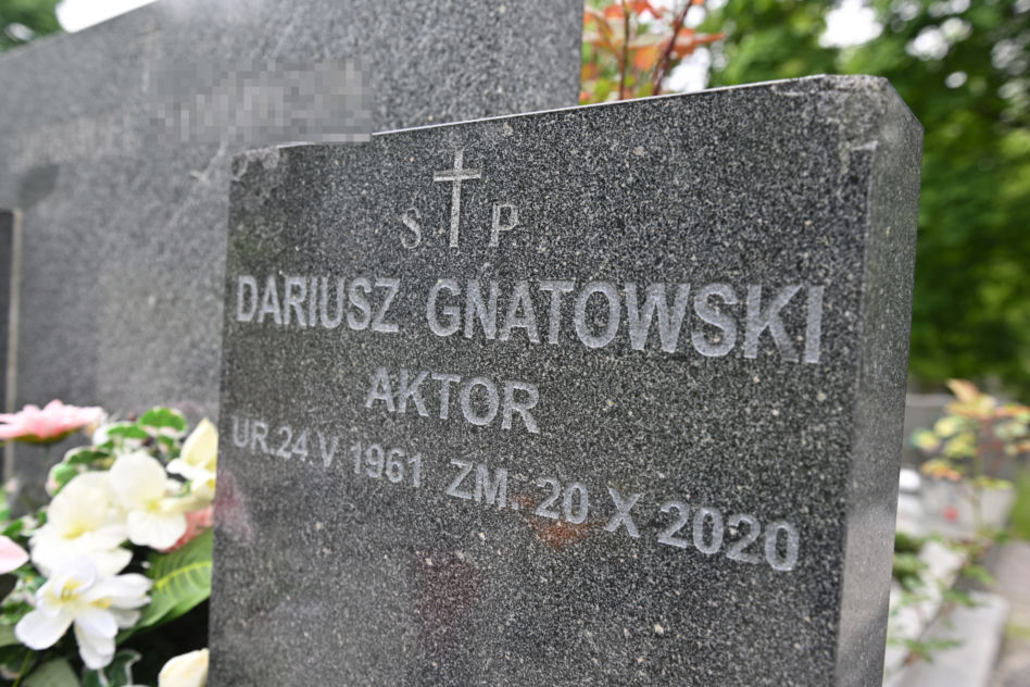 Grób Dariusza Gnatowskiego