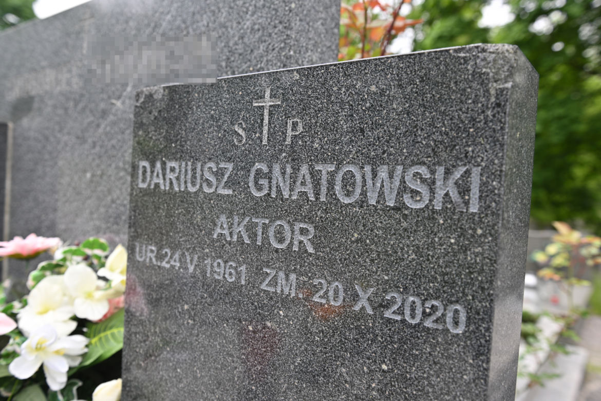 Grób Dariusza Gnatowskiego
