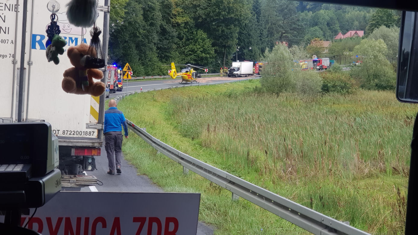 Tragiczny wypadek na DK75 w Witowicach Dolnych