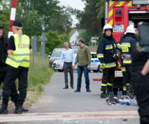 Pierwsza miłość odc. 3106. Artur (Łukasz Płoszajski), Janek (Maciej Mikołajczyk)