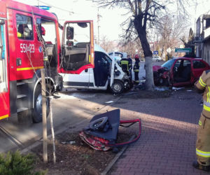 Wypadek w Karczewie