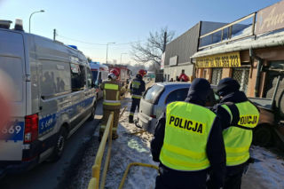 Wypadek na ulicy Radomskiej w Starachowicach