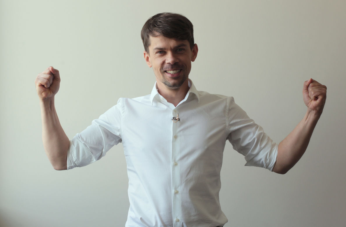 Michał Kołodziejczak z bratem Łukaszem