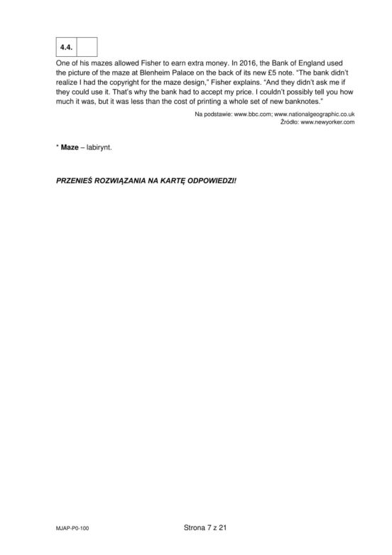Matura próbna 2025: angielski. Arkusze CKE i odpowiedzi matury próbnej 2025 z angielskiego [5.12.2024]