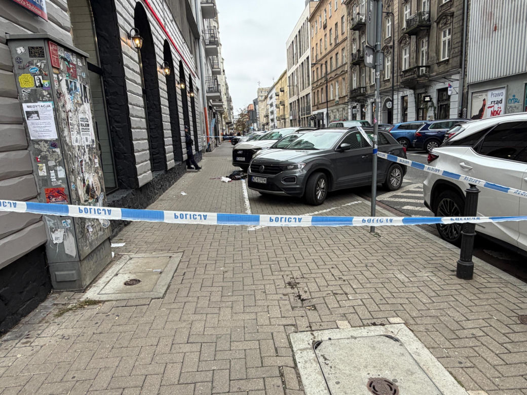 Atak nożownika w centrum Warszawy
