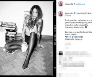 Maja Sablewska na rajstopach zarobiła 100 000 zł
