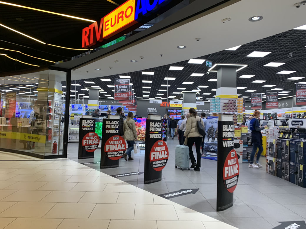 Galeria Katowicka. Black Friday w sklepie RTV EURO AGD