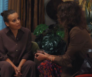 M jak miłość odc. 1917. Magda (Anna Mucha), Paulina Lipska (Maria Wieczorek)