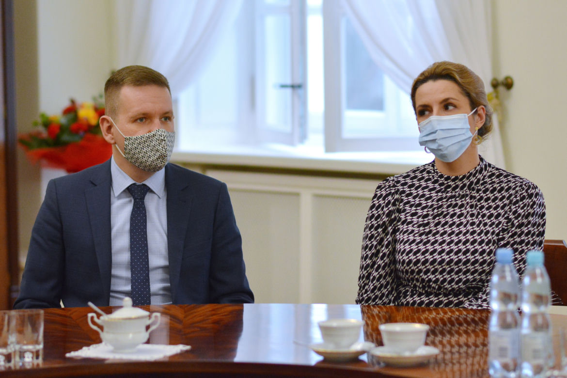 Podpisanie umowy o współpracy pomiędzy UPH i ZSP nr 1 w Siedlcach