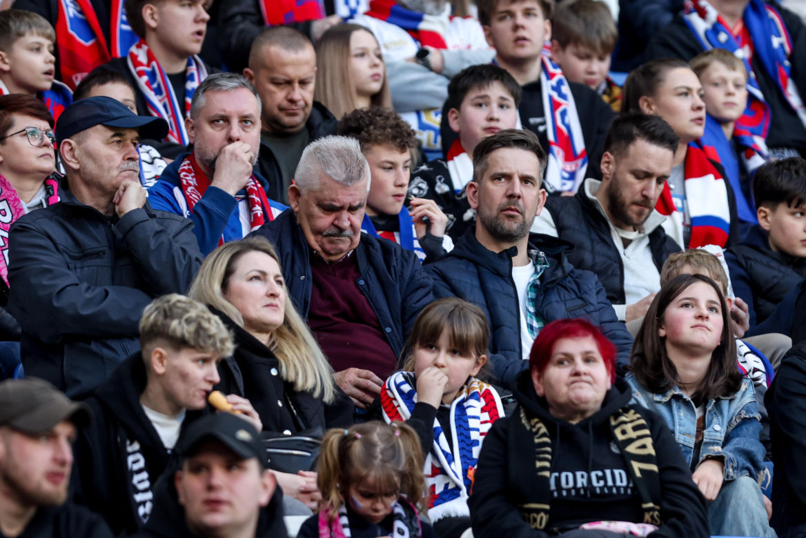 Górnik Zabrze - Raków Częstochowa: Zdjęcia kibiców i zawodników z meczu 25. kolejki PKO BP Ekstraklasy