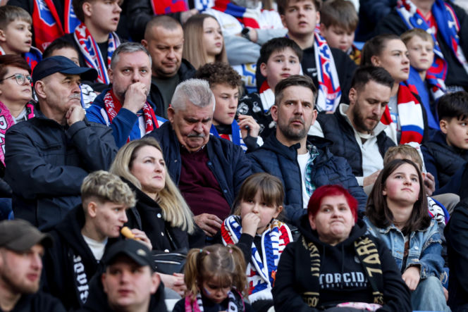 Górnik Zabrze - Raków Częstochowa: Zdjęcia kibiców i zawodników z meczu 25. kolejki PKO BP Ekstraklasy