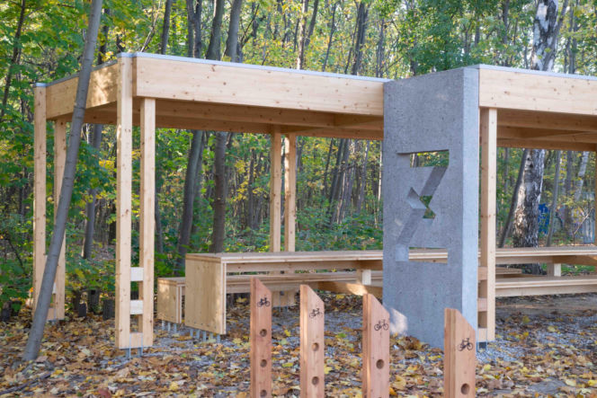 Park Żerański – altany i miejsca na ogniska