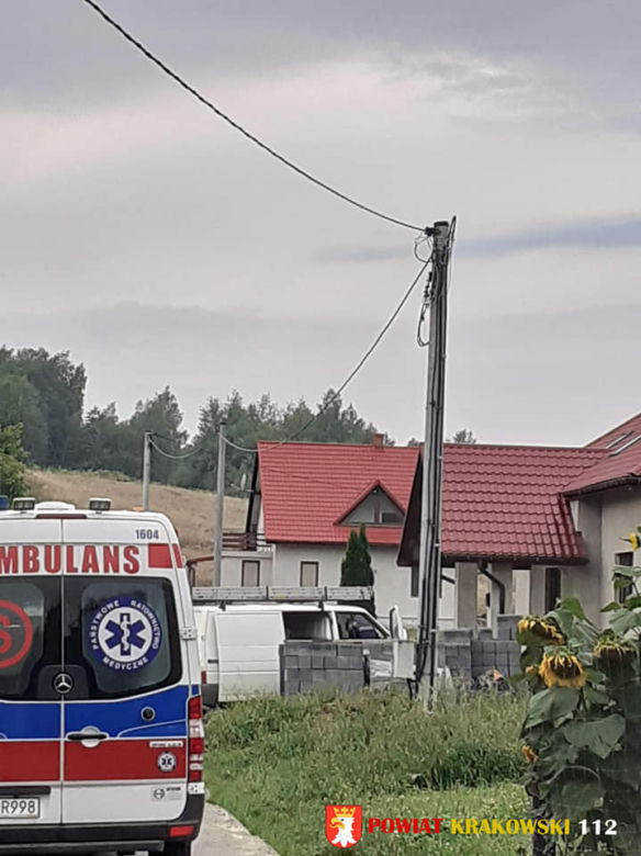 Śmiertelny wypadek na budowie pod Krakowem. Nie żyje mężczyzna