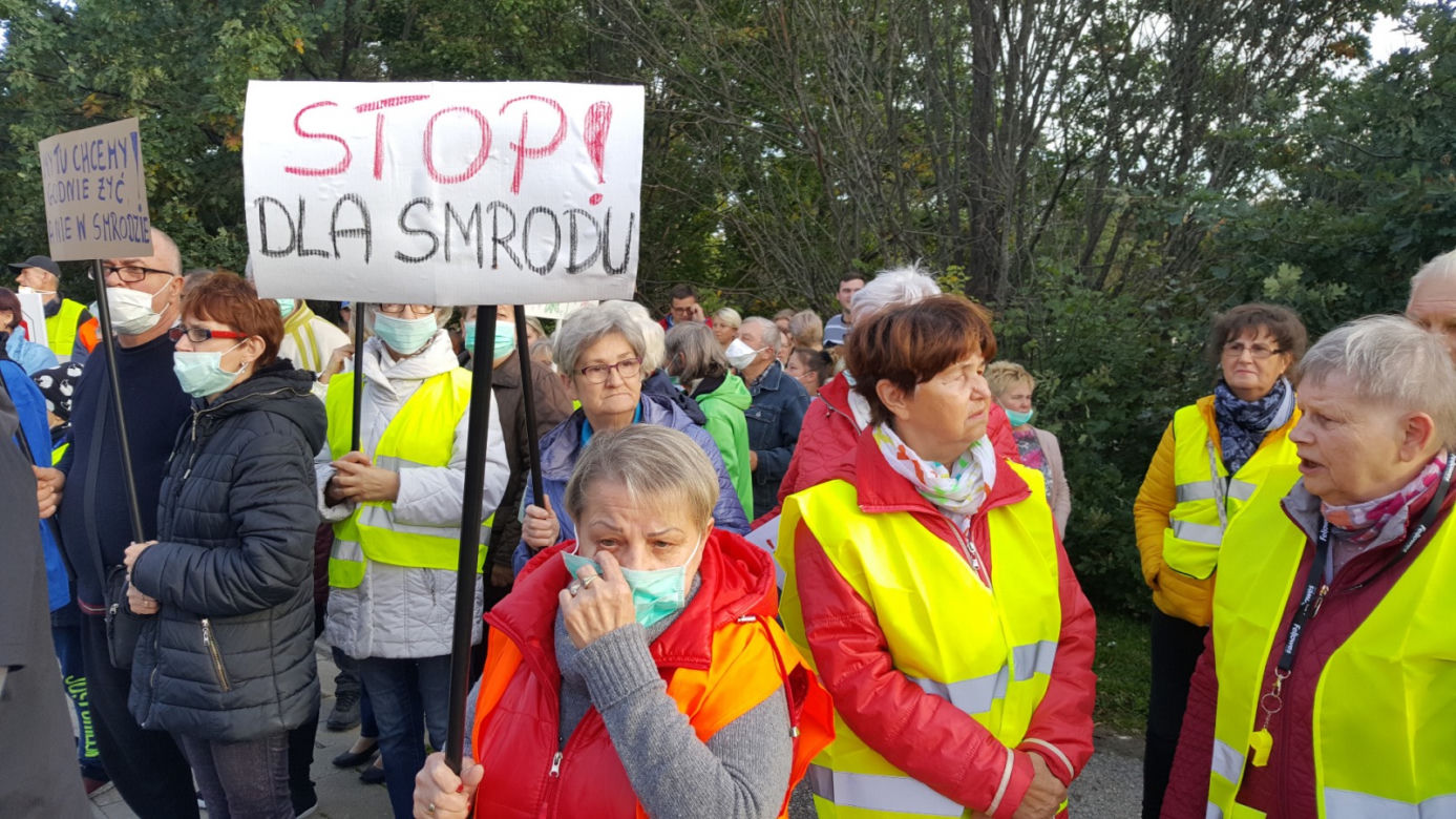 Mieszkańcy Siernieczka zablokowali ul. Fordońską