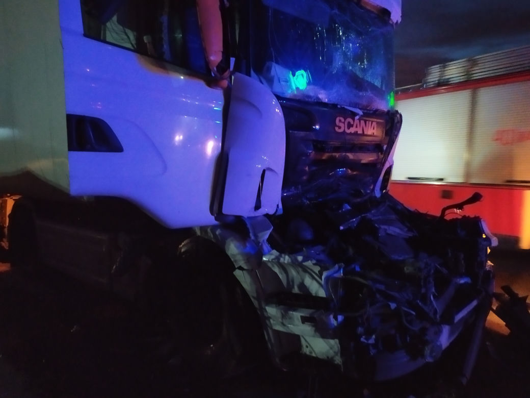 Wypadek na trasie 86 w Będzinie