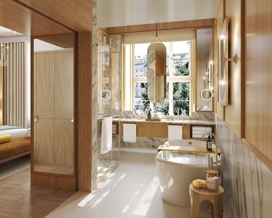 Wnętrza hotelu Mariott w Krakowie według projektu londyńskiego studia Suited Interior Design
