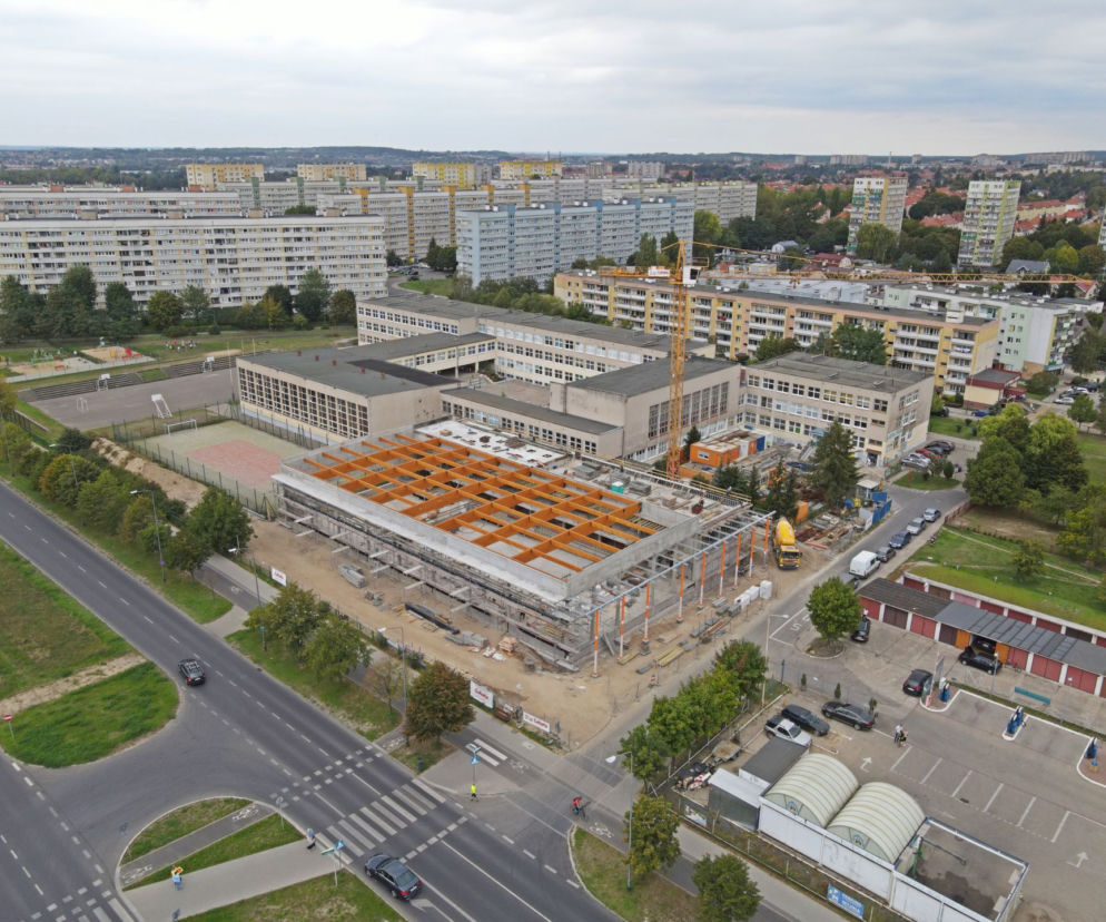 Budowa basenu przy ul. Jodłowej - wrzesień 2020