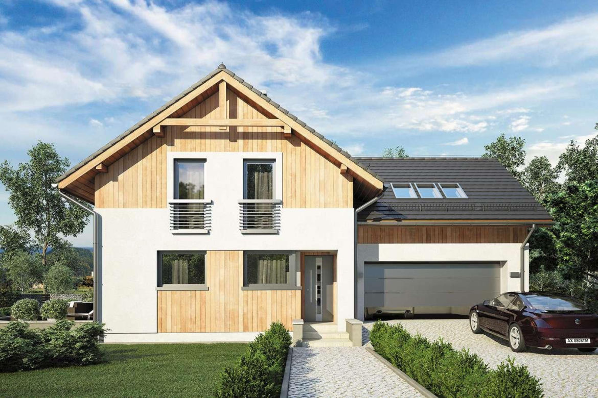 Tradycyjna architektura z nowoczesnymi dodatkami