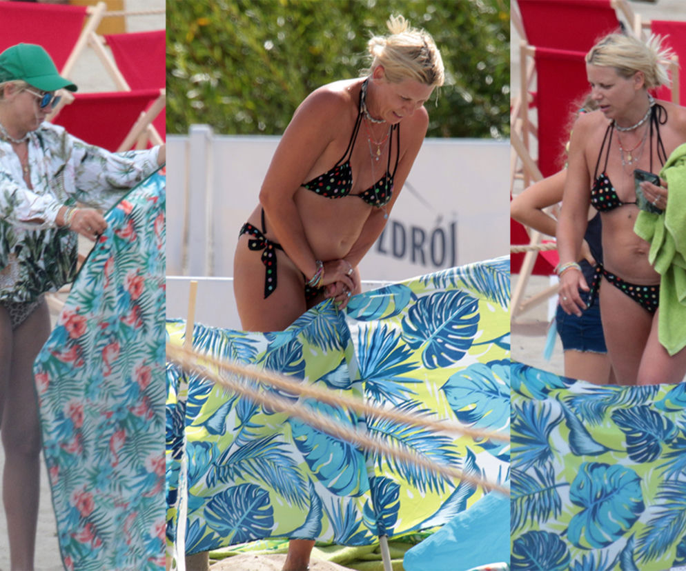 Boska Sadowska na plaży
