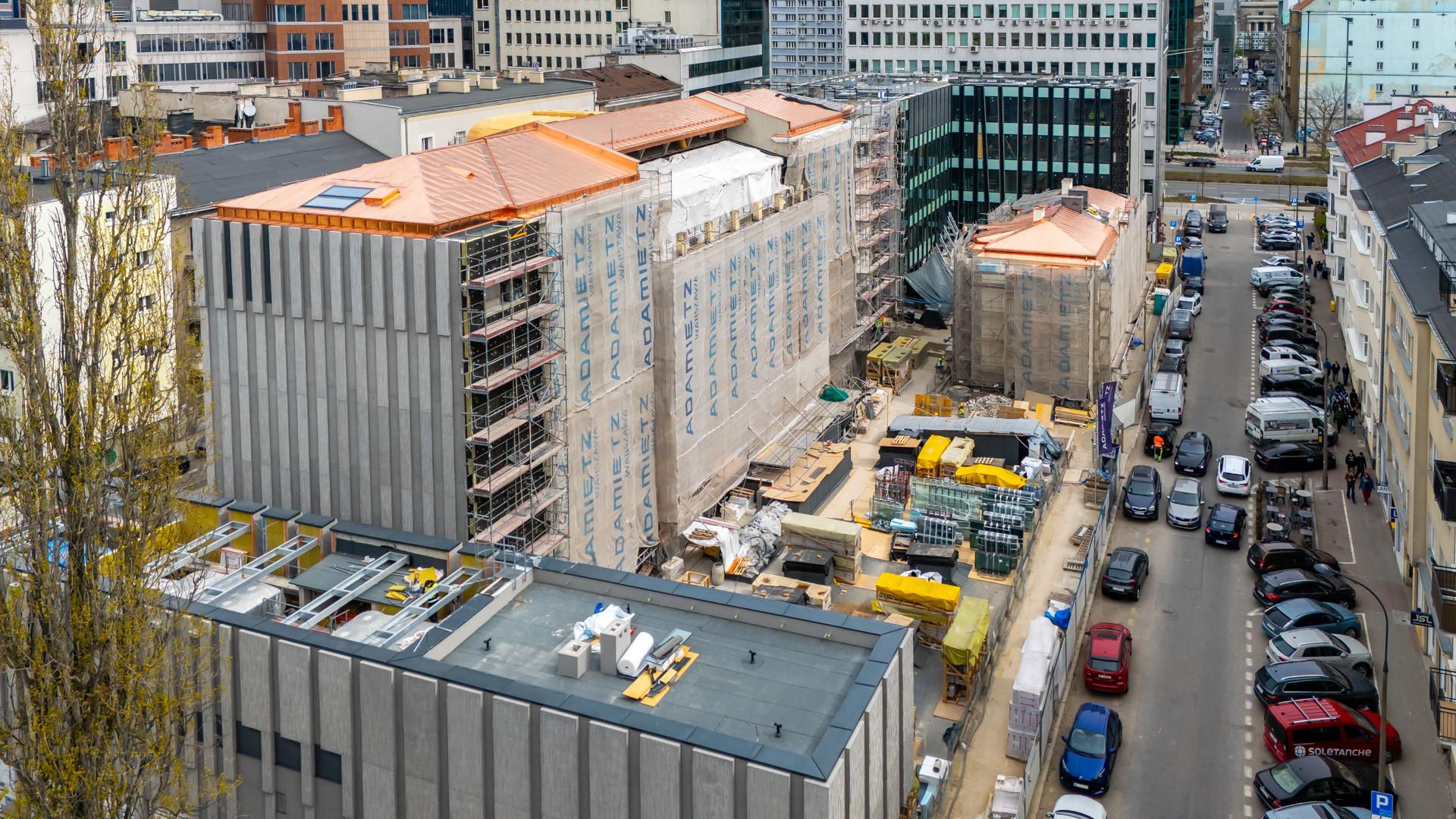 Budowa Muzeum Getta Warszawskiego - kwiecień 2026