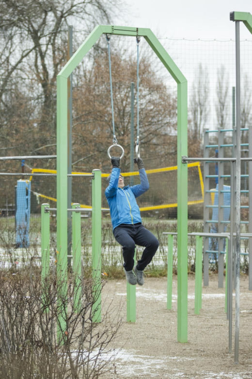 Kwiatkowski pakuje na mrozie