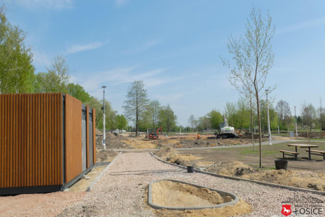 Realizacja projektu pod nazwą „Rozwój infrastruktury turystycznej i sportowej na terenie Miasta i Gminy Łosice” postępuje!