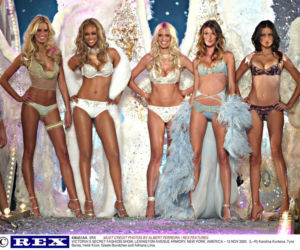 Karolina Kurkova, Tyra Banks, Heidi Klum, Gisele Bundchen and Adriana Lima