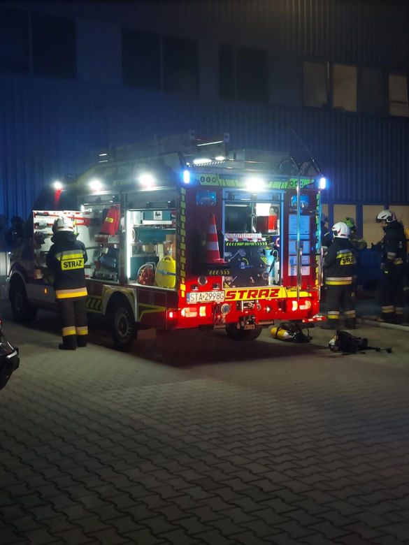 Pożar centrum dystrybucyjnego Żabki