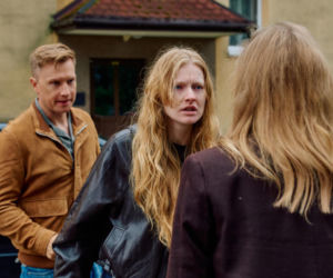 Na Wspólnej odc. 4289. Wiola (Tamara Arciuch), Igor (Jakub Wesołowski), Anastazja (Alicja Matusiak)