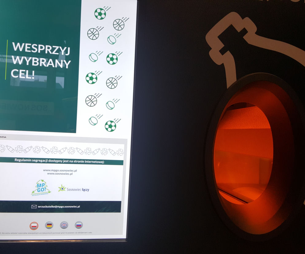 Automaty na butelki PET w Sosnowcu