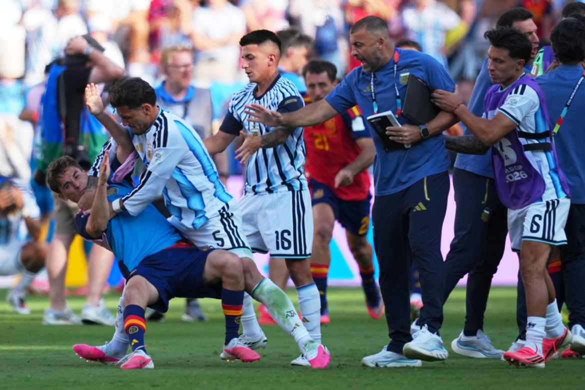 Awantura po finale MŚ Hiszpania - Argentyna