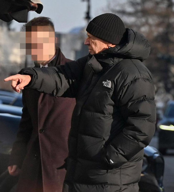 Marek Kondrat z żoną Antoniną Turnau i córką Heleną w Warszawie