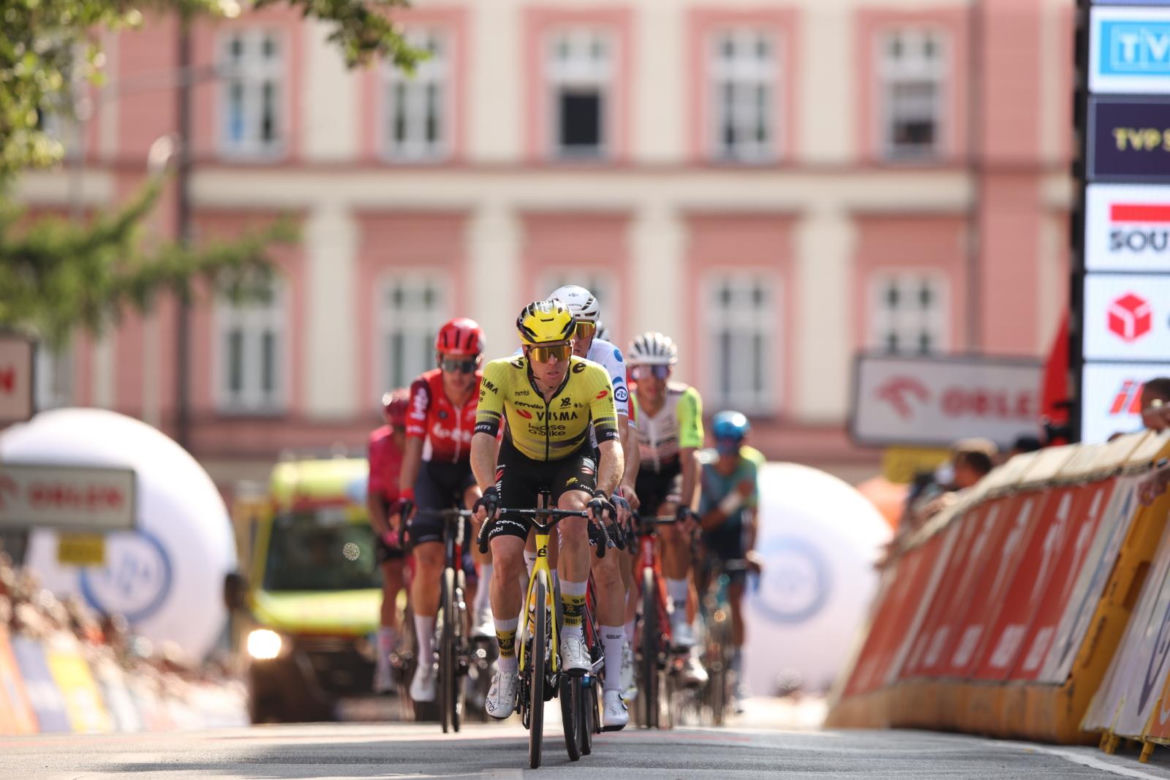 Finał IV etapu Tour de Pologne w Cieszynie. Mieszkańcy kibicowali kolarzom